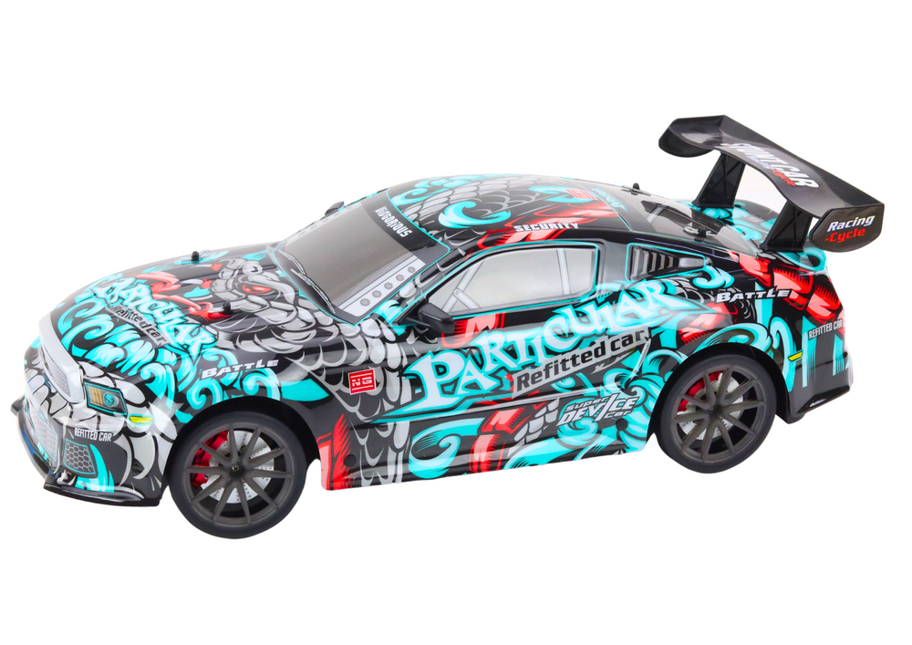 Nuotoliniu būdu valdomas sportinis Graffiti automobilis 1:8