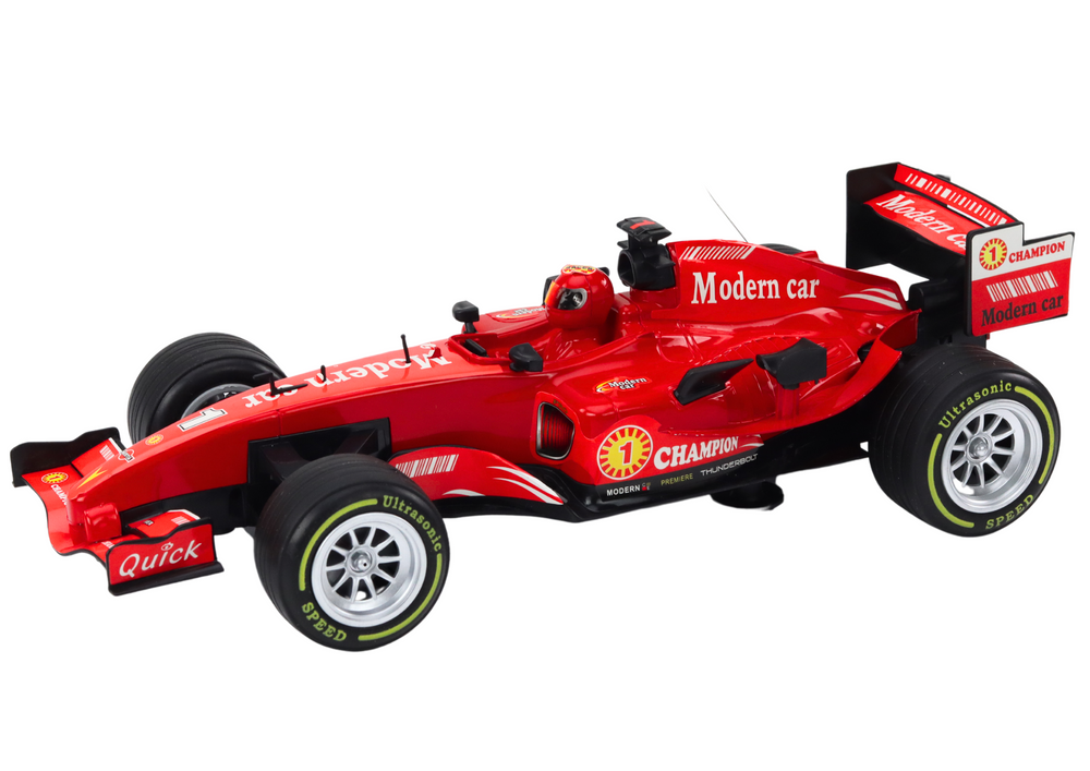 Žaislinis sportinis F1 automobilis 1:12, raudonas
