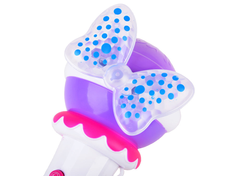 Karaoke mikrofonas su įrašymo galimybe, baltas