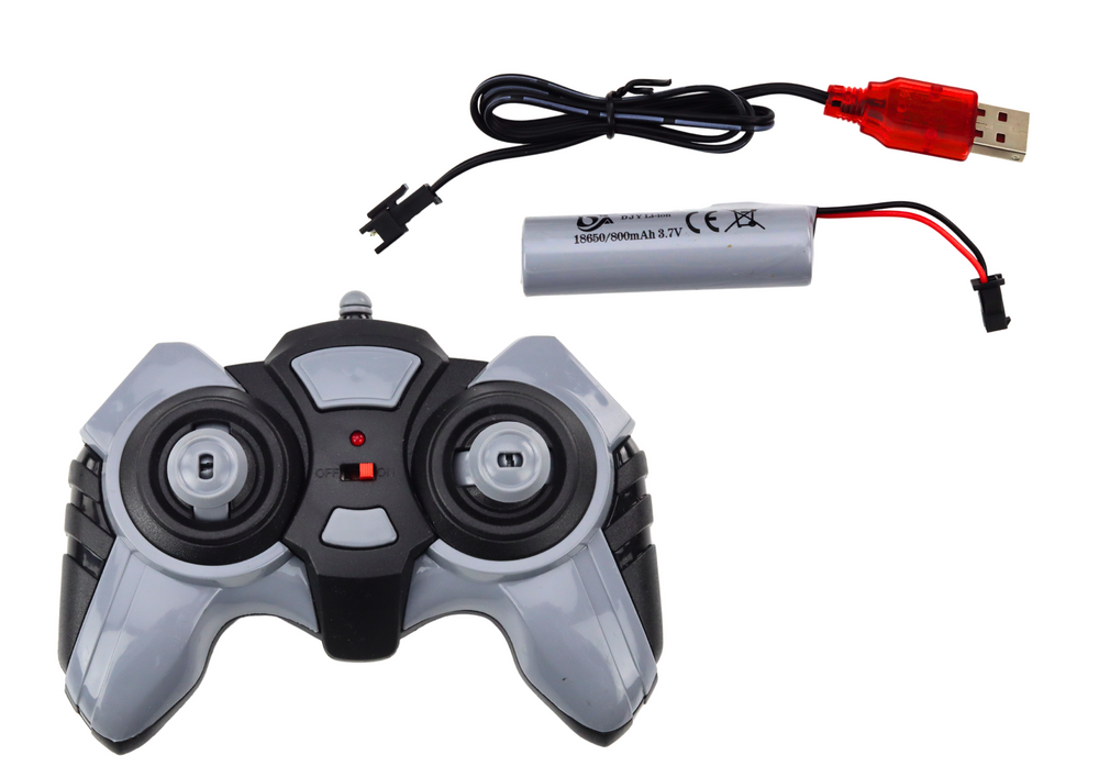 Nuotoliniu būdu valdomas traktorius su garso efektais 2.4G, mėlynas