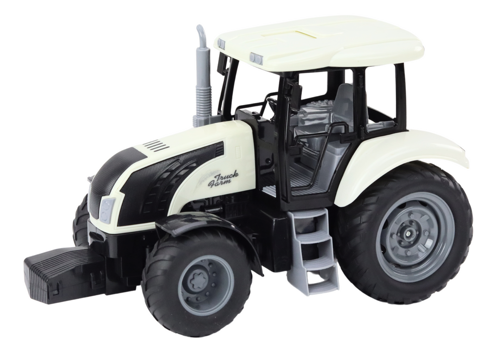 Nuotoliniu būdu valdomas traktorius su garso efektais 2.4G, baltas