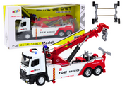 Žaislinis sunkvežimis su kranu ir kabliu