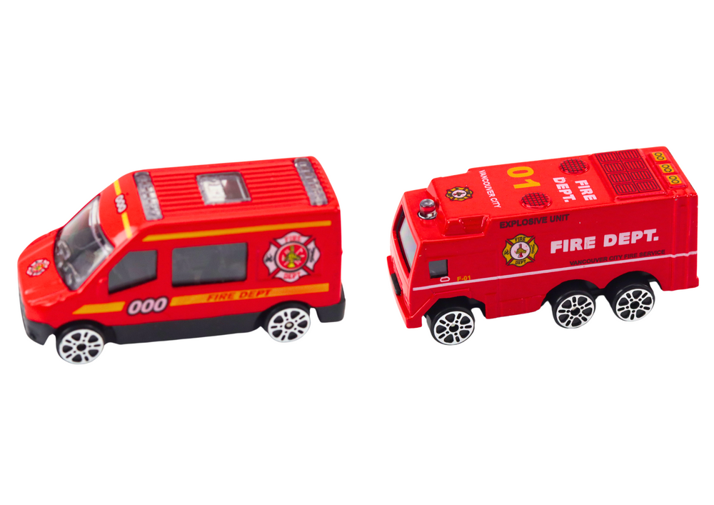 Sunkvežimis su lenktynių trasa ir garso efektais 2in1, raudonas