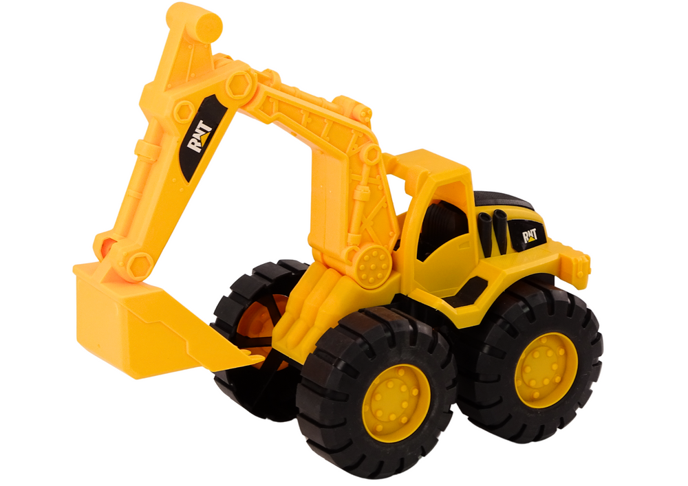 Ekskavatoriaus ir savivarčio rinkinys su judančiais elementais