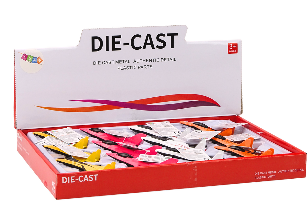 Žaislinis naikintuvas su frikcine pavara