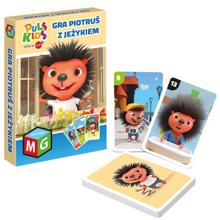 Kortų žaidimas „Petras ir Ežiukas“