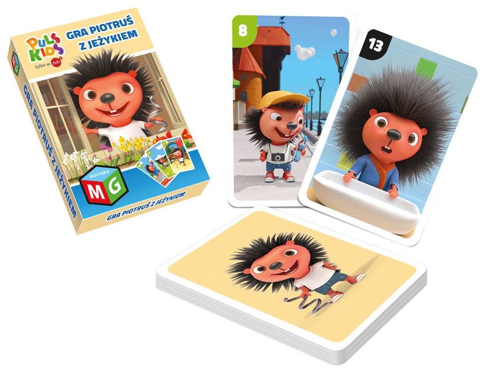 Kortų žaidimas „Petras ir Ežiukas“