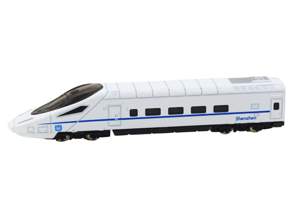 Metalinis traukinio modelis 1:48, baltas