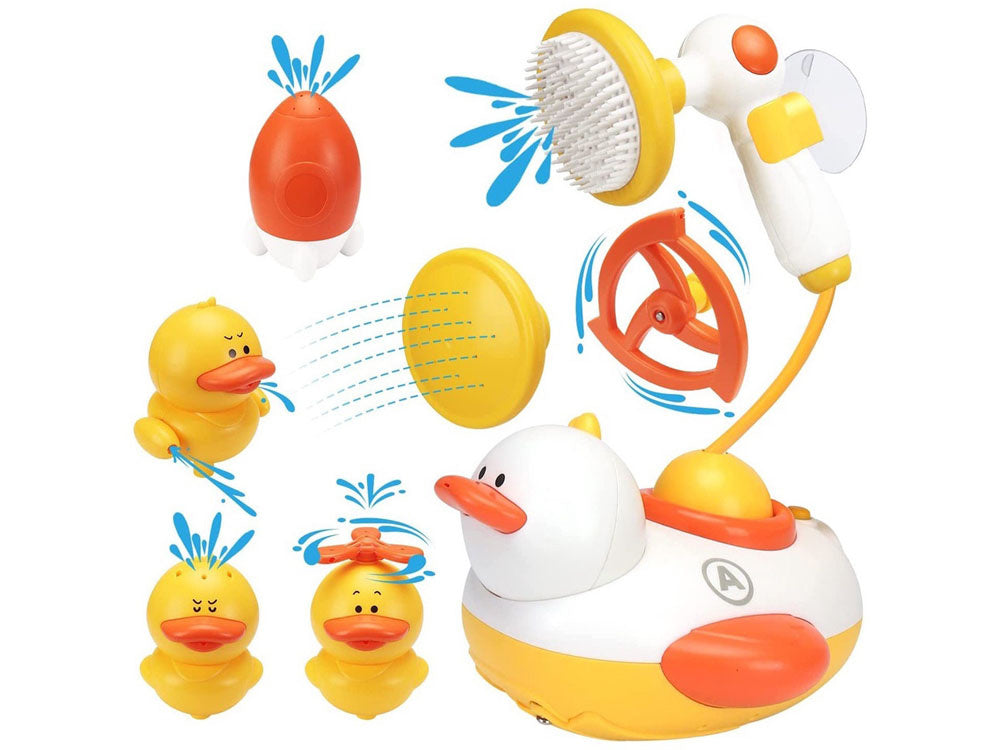 Vonios žaislas „Plūduriuojantis anties dušas“