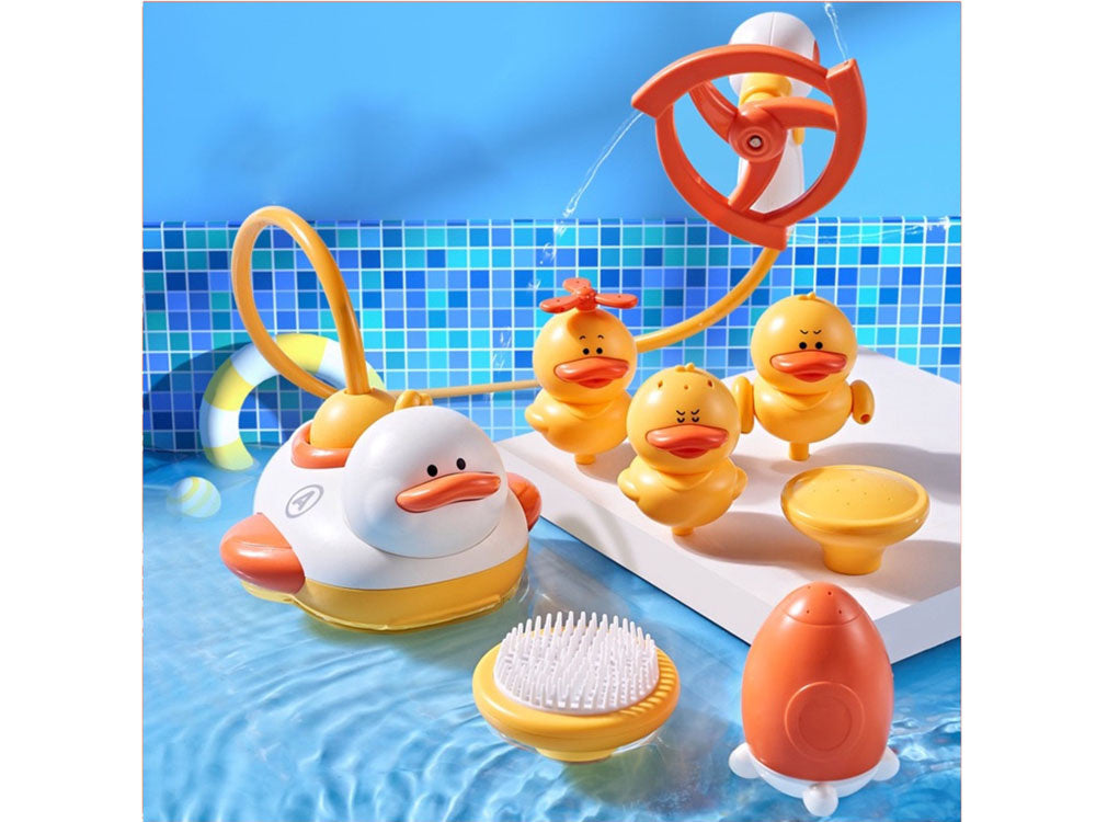 Vonios žaislas „Plūduriuojantis anties dušas“