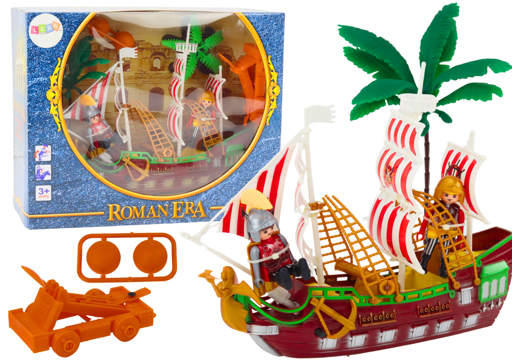 Žaislinis romėnų laivas Romėnai su garso ir šviesos efektais