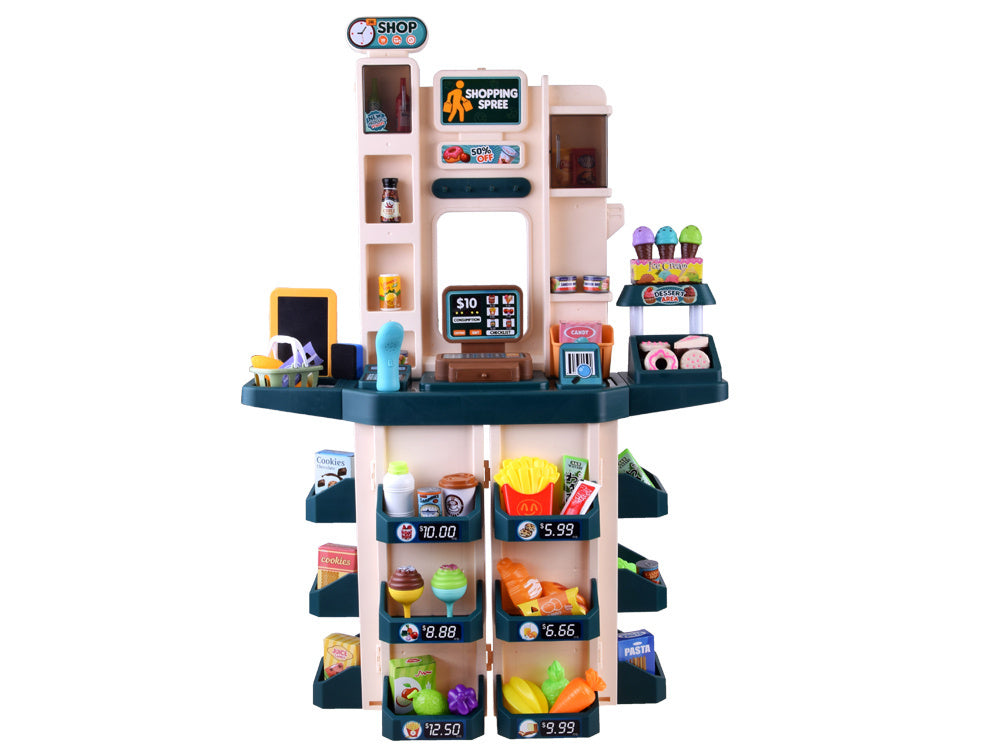 Vaikiška maisto prekių parduotuvė su priedais 71 ele