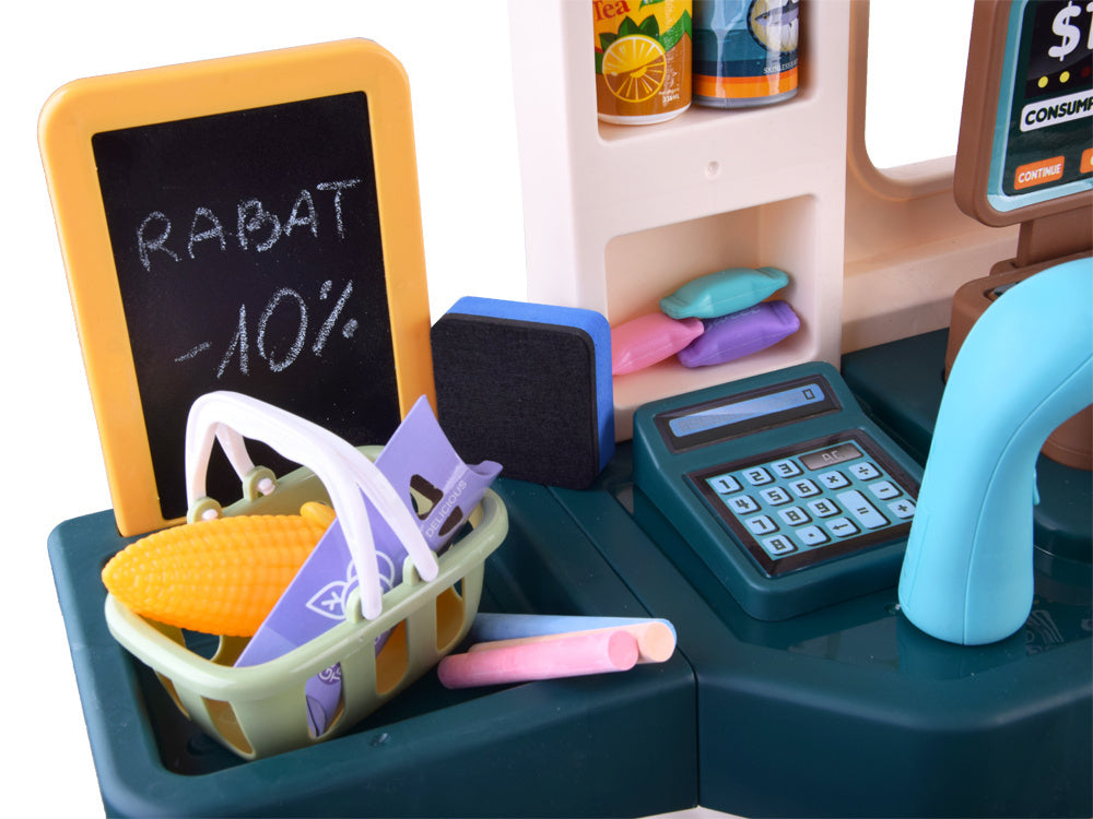 Vaikiška maisto prekių parduotuvė su priedais 71 ele