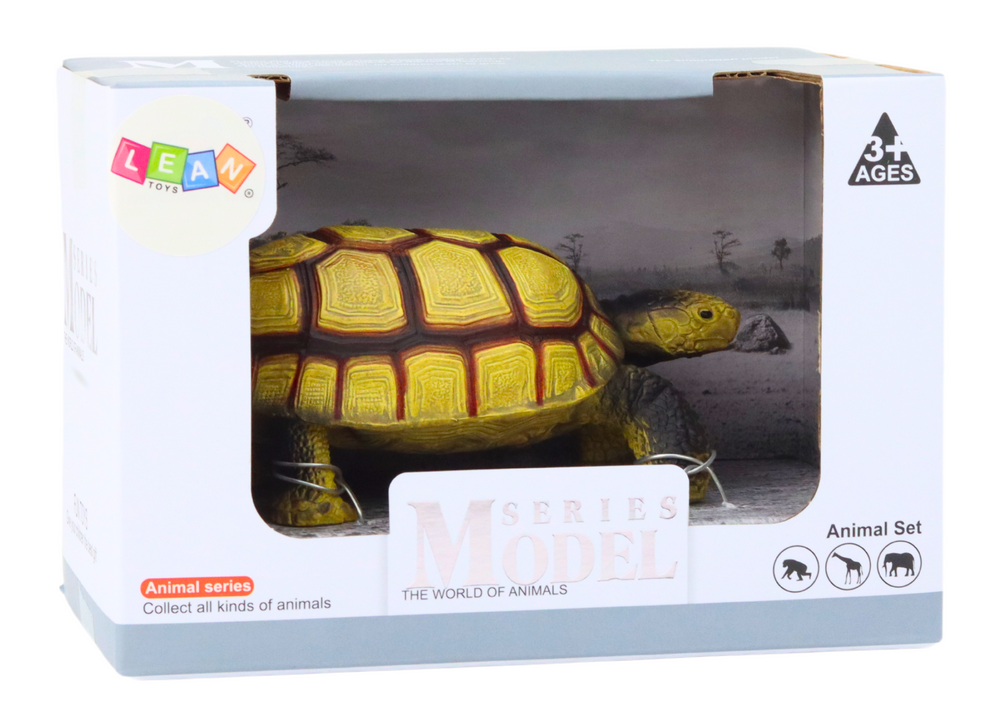 Sausumos vėžlio figūrėlė, geltonai ruda