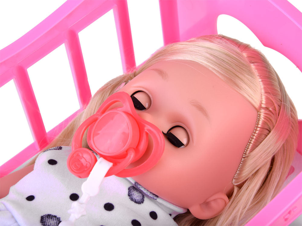 Interaktyvi lėlė su naujagimio rinkiniu