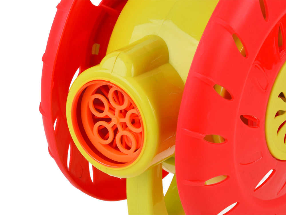 Muilo burbulų mašina, stumdukas, raudonas