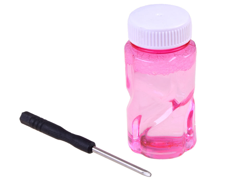 Muilo burbulų mašina, stumdukas, raudonas