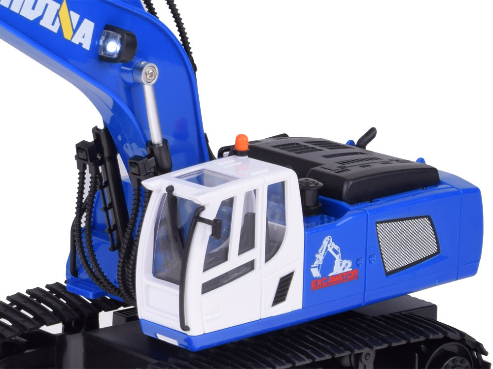 Nuotolinio būdu valdomas vikšrinis ekskavatorius