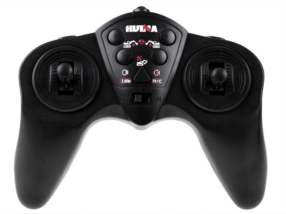 Nuotolinio būdu valdomas vikšrinis ekskavatorius