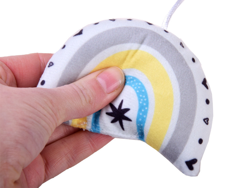 Prisukama vaikiškos lovytės karuselė su garso efektais, žvaigždės