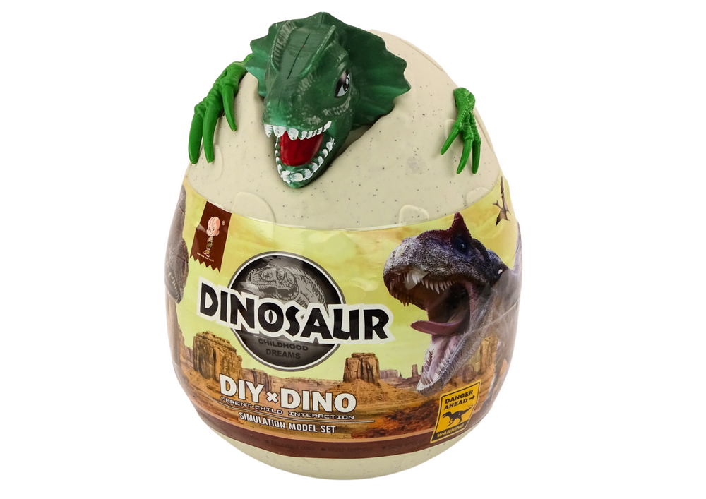 Dinozaurų tapybos rinkinys kiaušinyje, žalias