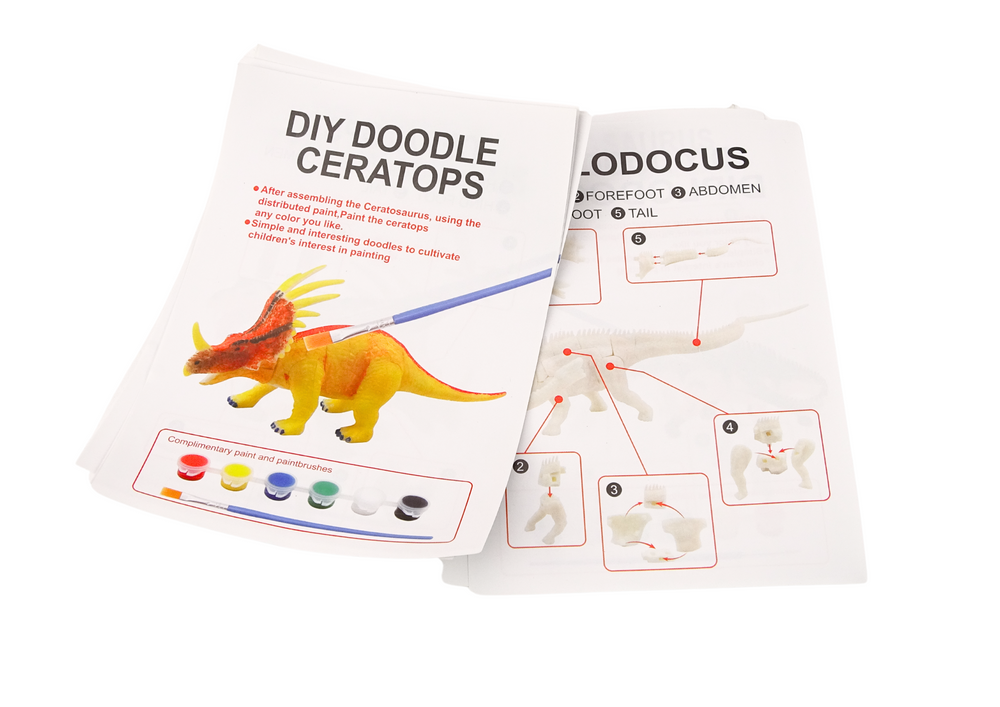 Dinozaurų tapybos rinkinys kiaušinyje, žalias