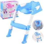 Laipteliai tualetui su klozeto dangčiu, mėlynas