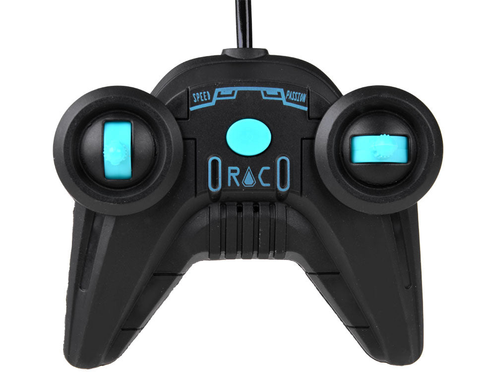 Nuotoliniu būdu valdomas policijos automobilis su dūmų patranka