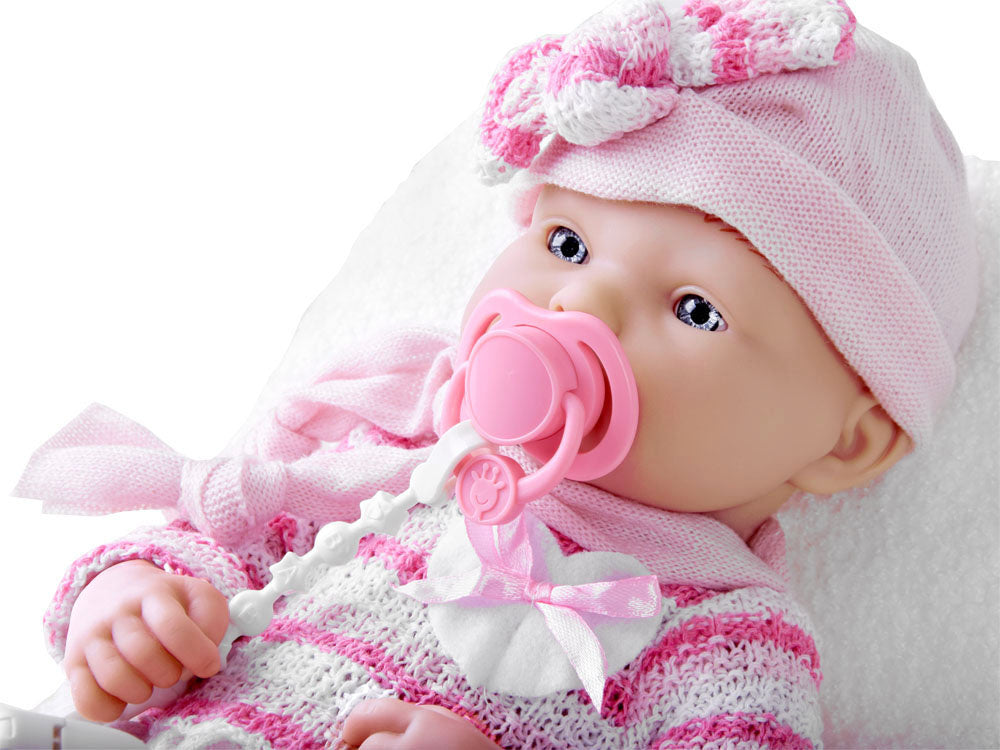 Lėlė su čiulptuku 35 cm