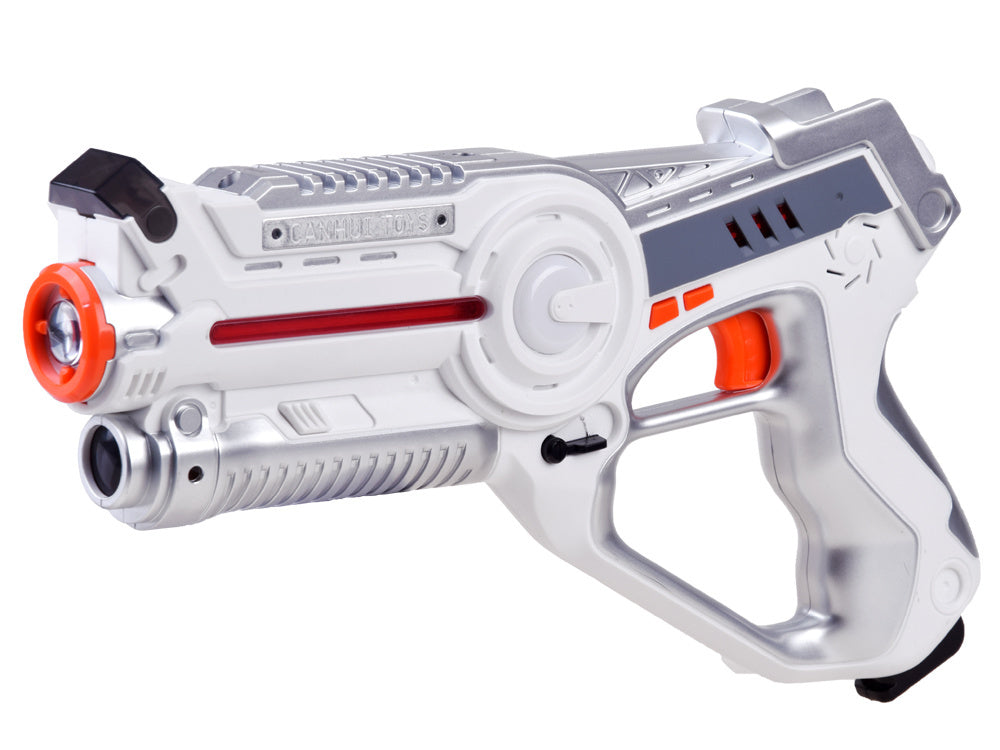 Lazeriniai ginklai ir projektorius su šviesos ir garso efektais