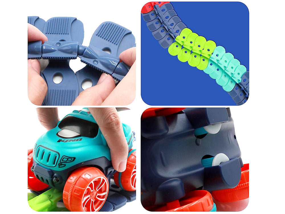 Žaislinių automobilių trasos rinkinys 184 el