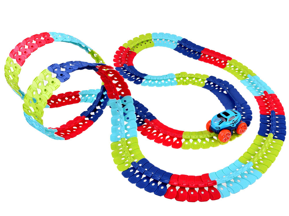 Žaislinių automobilių trasos rinkinys 184 el