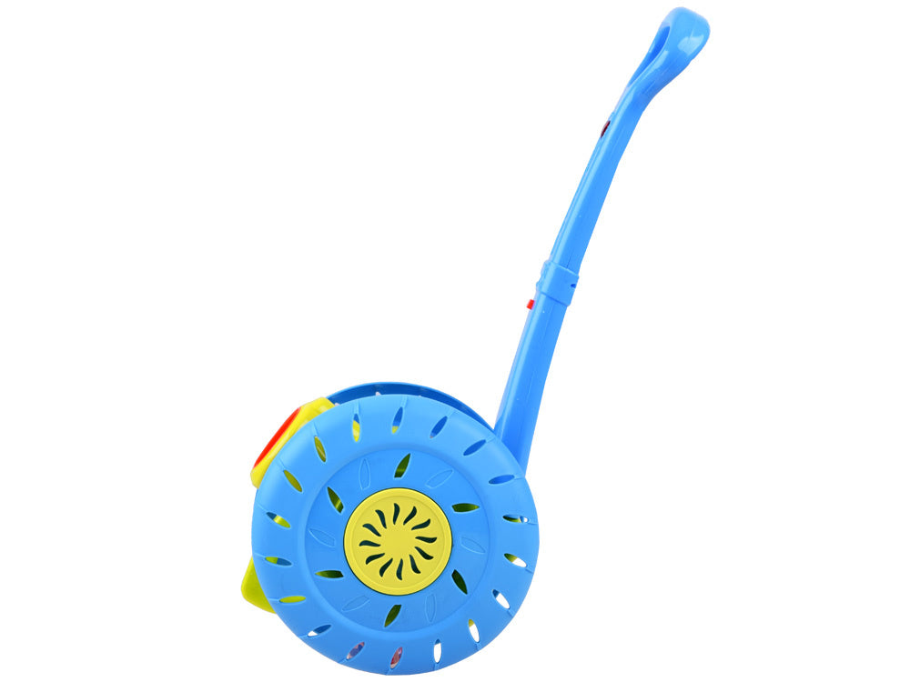 Muilo burbulų mašina, stumdukas, mėlynas