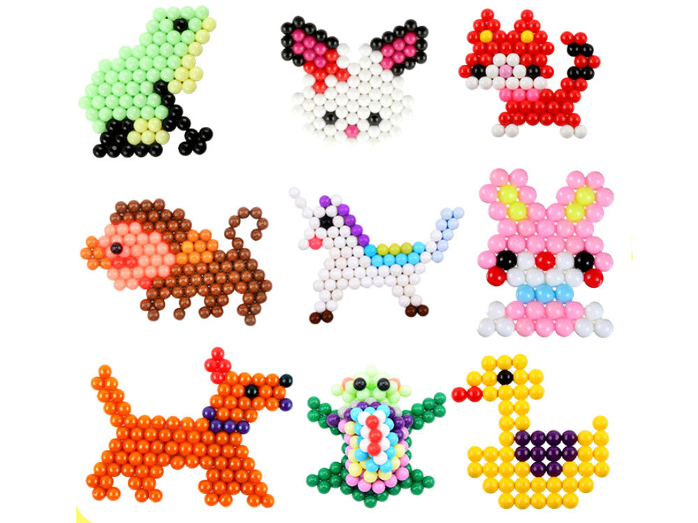 Magiškų karoliukų rinkinys 24 spalvos