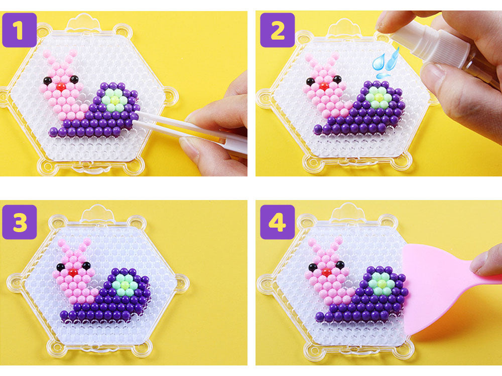 Magiškų karoliukų rinkinys 24 spalvos