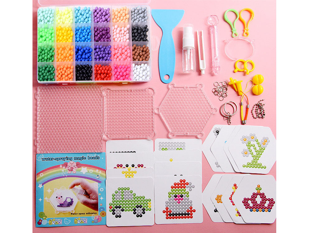 Magiškų karoliukų rinkinys 24 spalvos