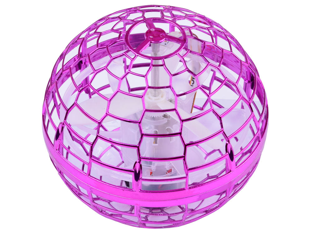 Nuotolinių būdu valdomas kamuolys su šviesos efektais, rožinis