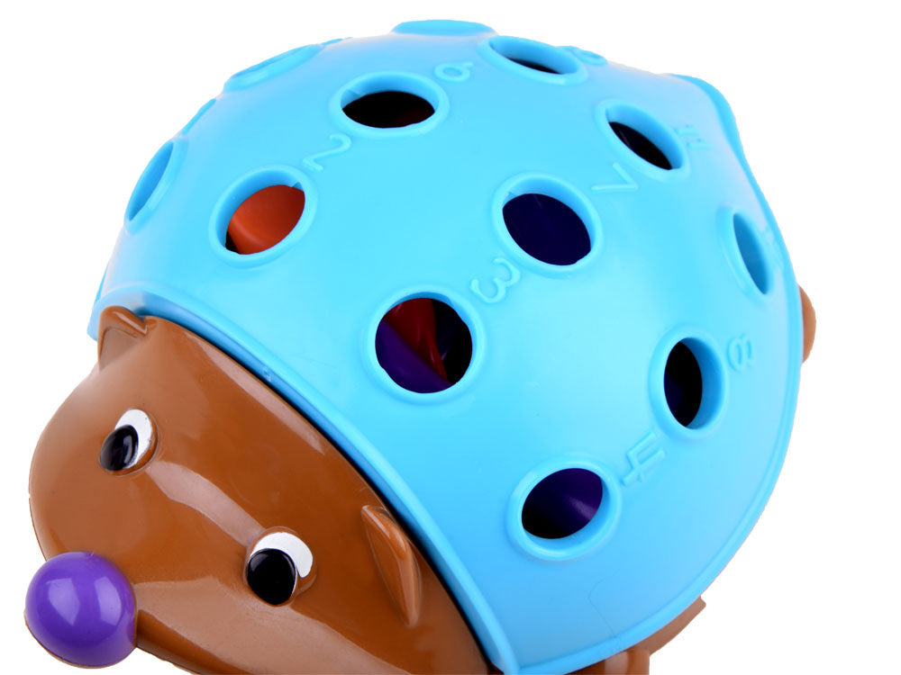 Edukacinis ežiukas su spalvotais spygliais