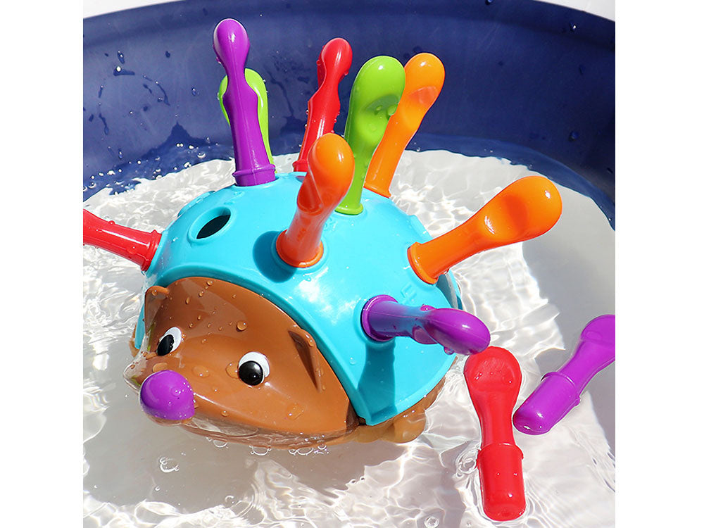 Edukacinis ežiukas su spalvotais spygliais