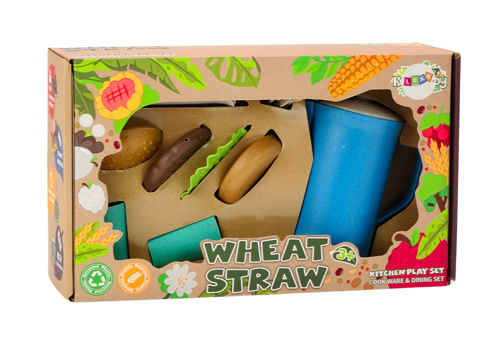 Žaislinių indų rinkinys su hamburgeriu 11 el.