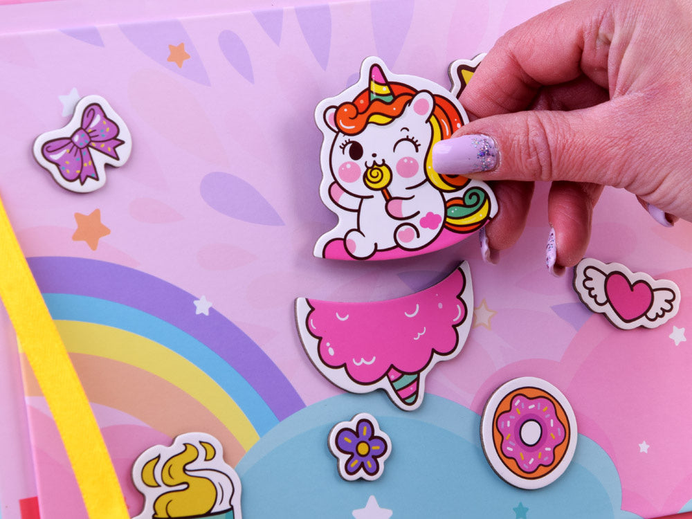 Magnetinė dėlionė 39el, vienaragis