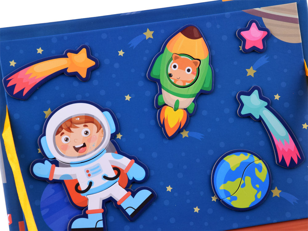 Magnetinė dėlionė 50 el, kosmosas