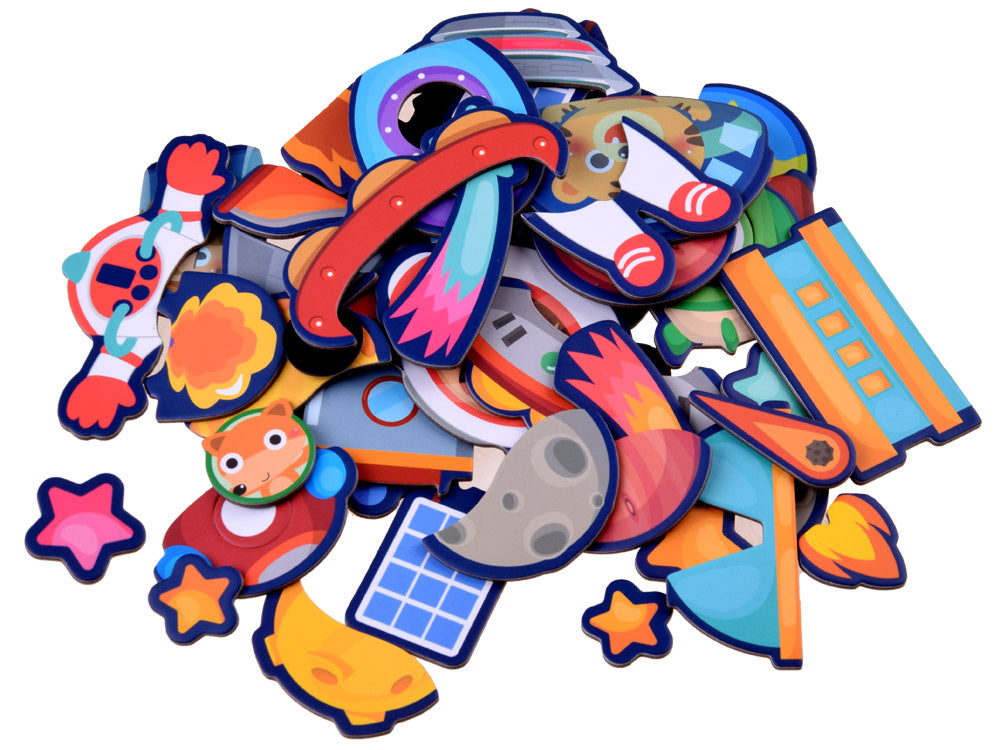 Magnetinė dėlionė 50 el, kosmosas