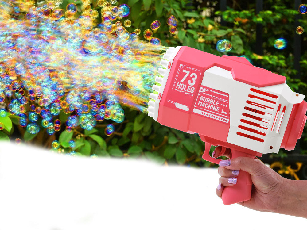 Muilo burbulų pistoletas „Bazuka“, rožinis