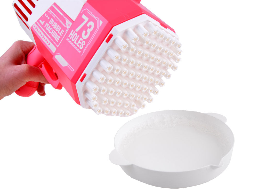 Muilo burbulų pistoletas „Bazuka“, rožinis