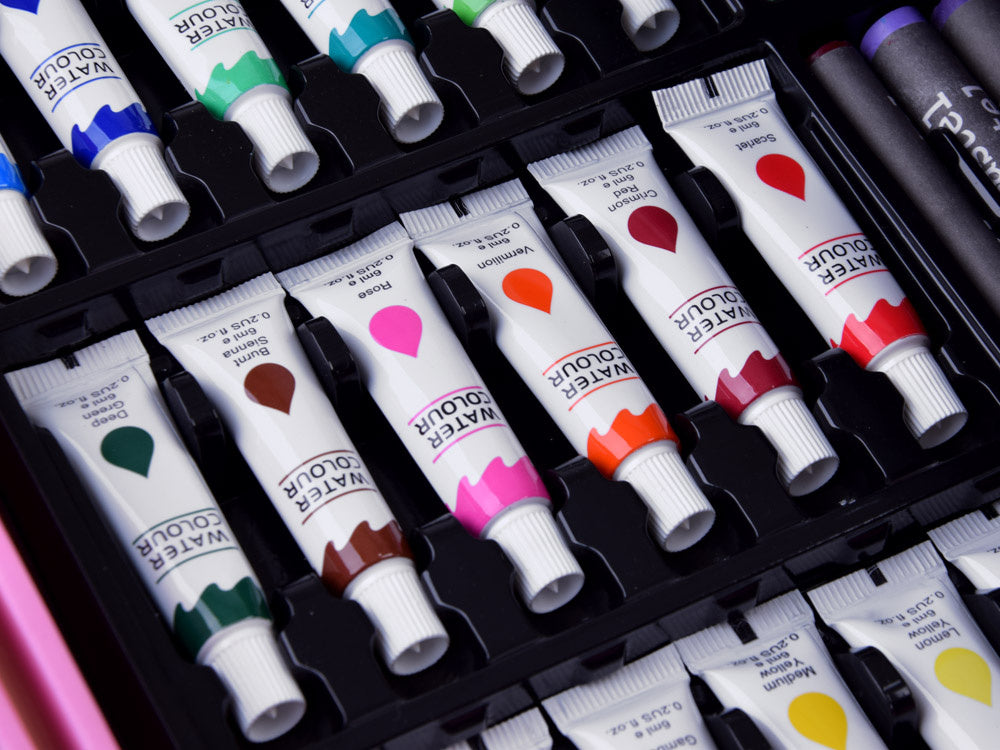 Dailės reikmenų rinkinys lagamine, 147 vnt.