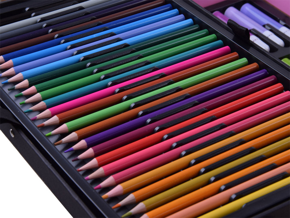 Dailės reikmenų rinkinys lagamine, 147 vnt.