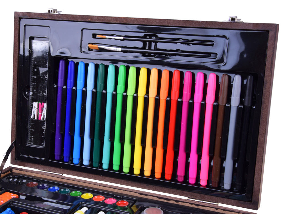 Dailės reikmenų rinkinys lagamine, 123 vnt.