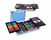 Dailės reikmenų rinkinys lagamine 145 el, mėlynas