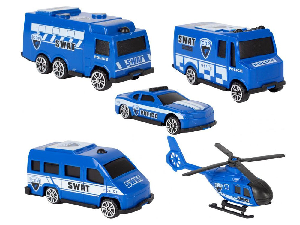 Policijos transporto rinkinys su traukinių stotimi 92 vnt